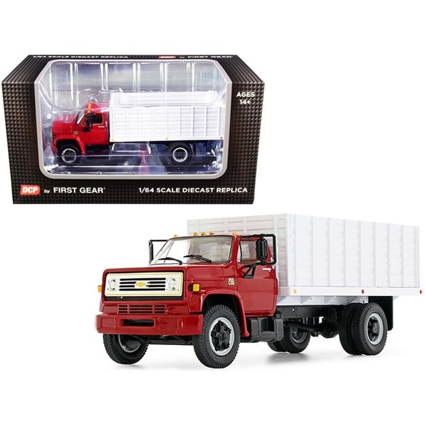 First Gear Chevrolet C65 Grain Truck Red & White 1-64 Scale Diecast Model Car 60-0913